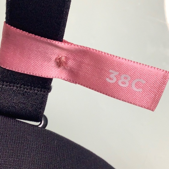 Ambrielle lightly lined Multi way push up wired strapless black bra SZ 38C NWT - Picture 6 of 14